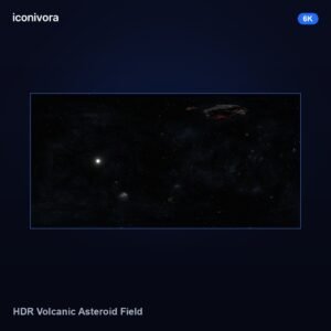 HDR Volcanic Asteroid Field