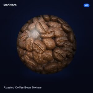 Roasted Coffee Bean Texture