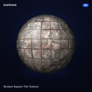Broken Square Tile Texture