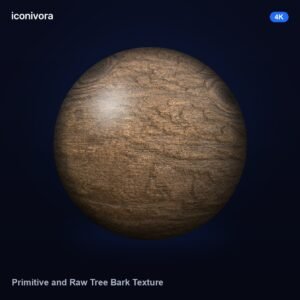 Primitive and Raw Tree Bark Texture